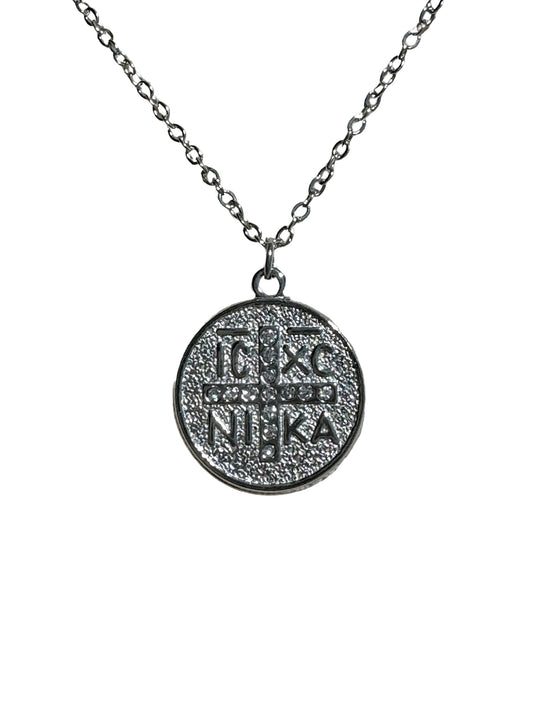 Stainless Steel Byzantine Necklace
