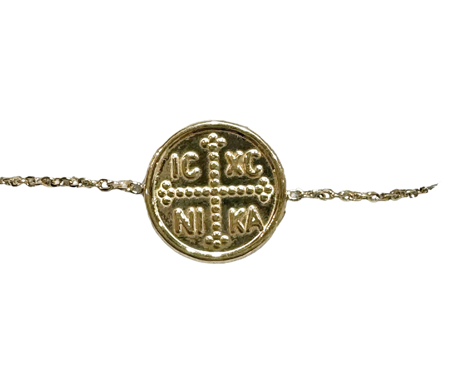 Gold Tone Stainless Steel Bracelet