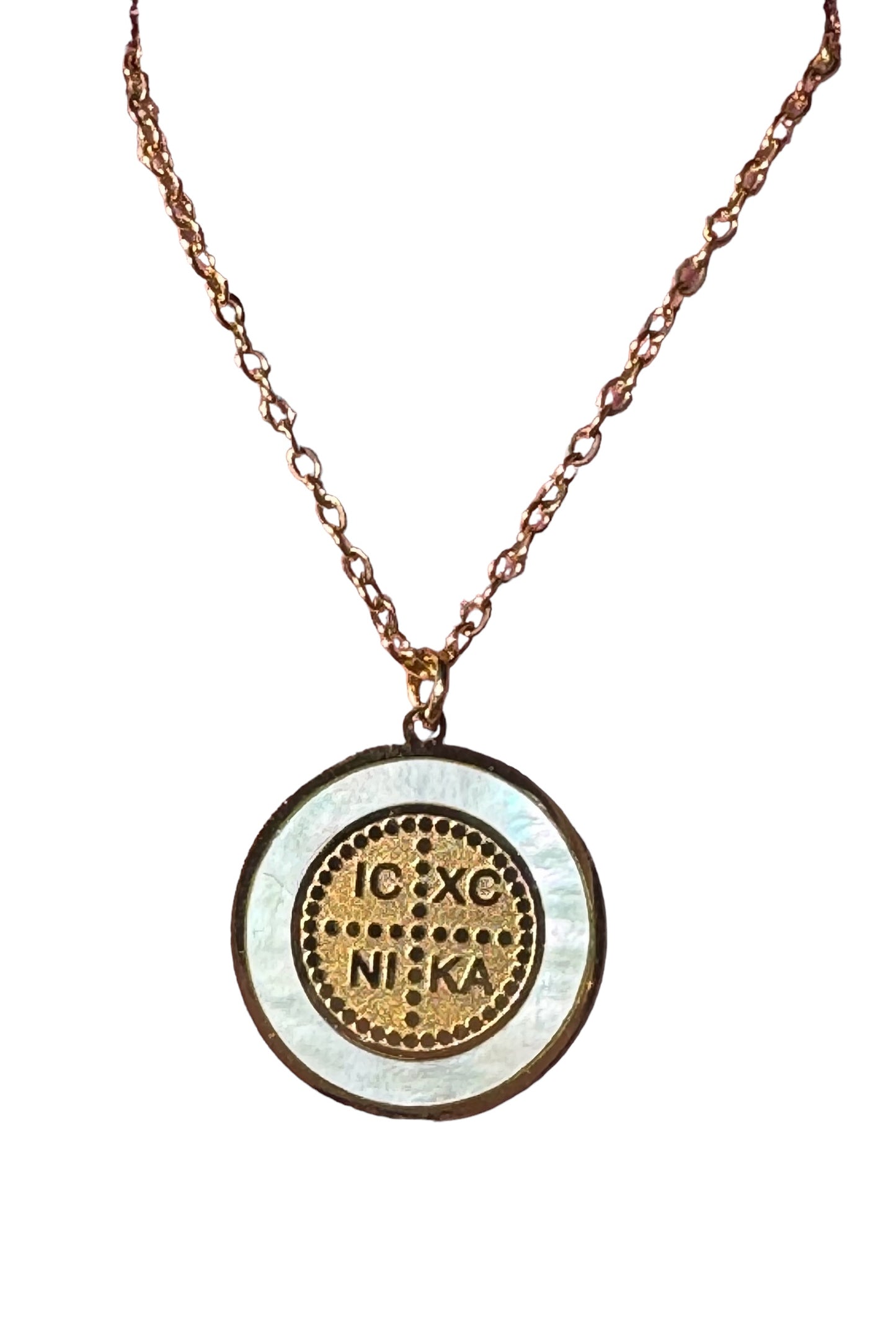 Byzantine Necklace Mother Of Pearl