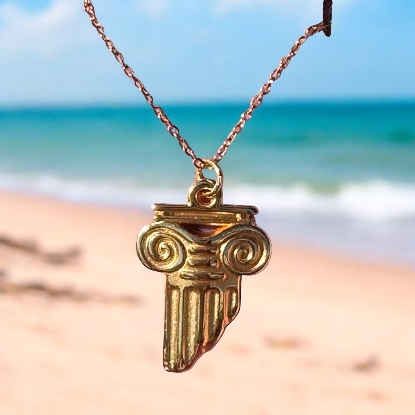 Greek Column Necklace