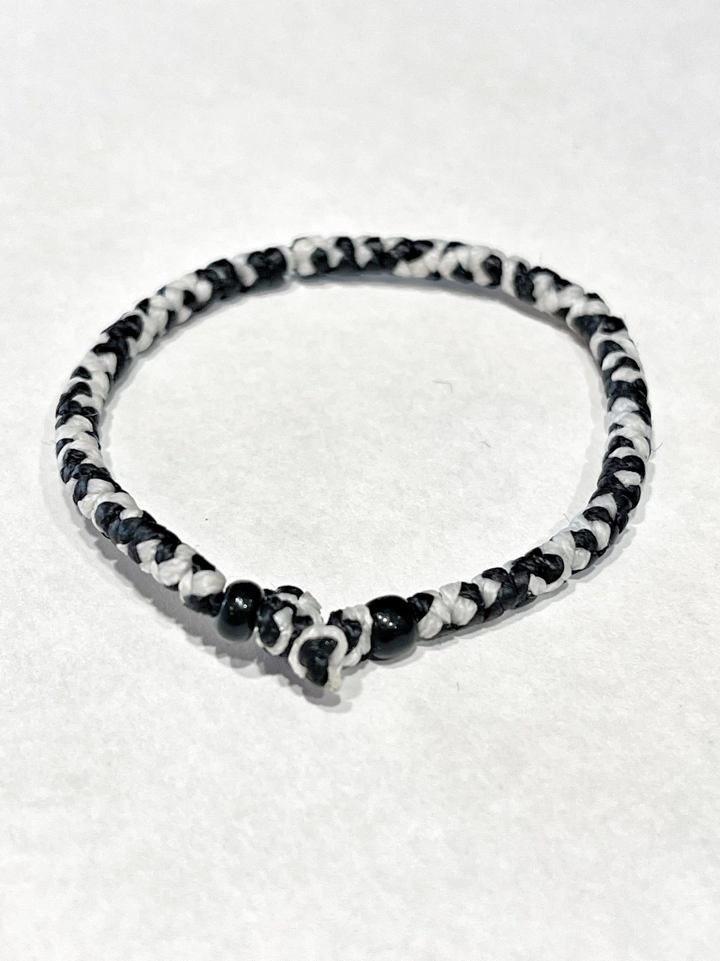 Komboskini Prayer Bracelet Greek Orthodox Black & White