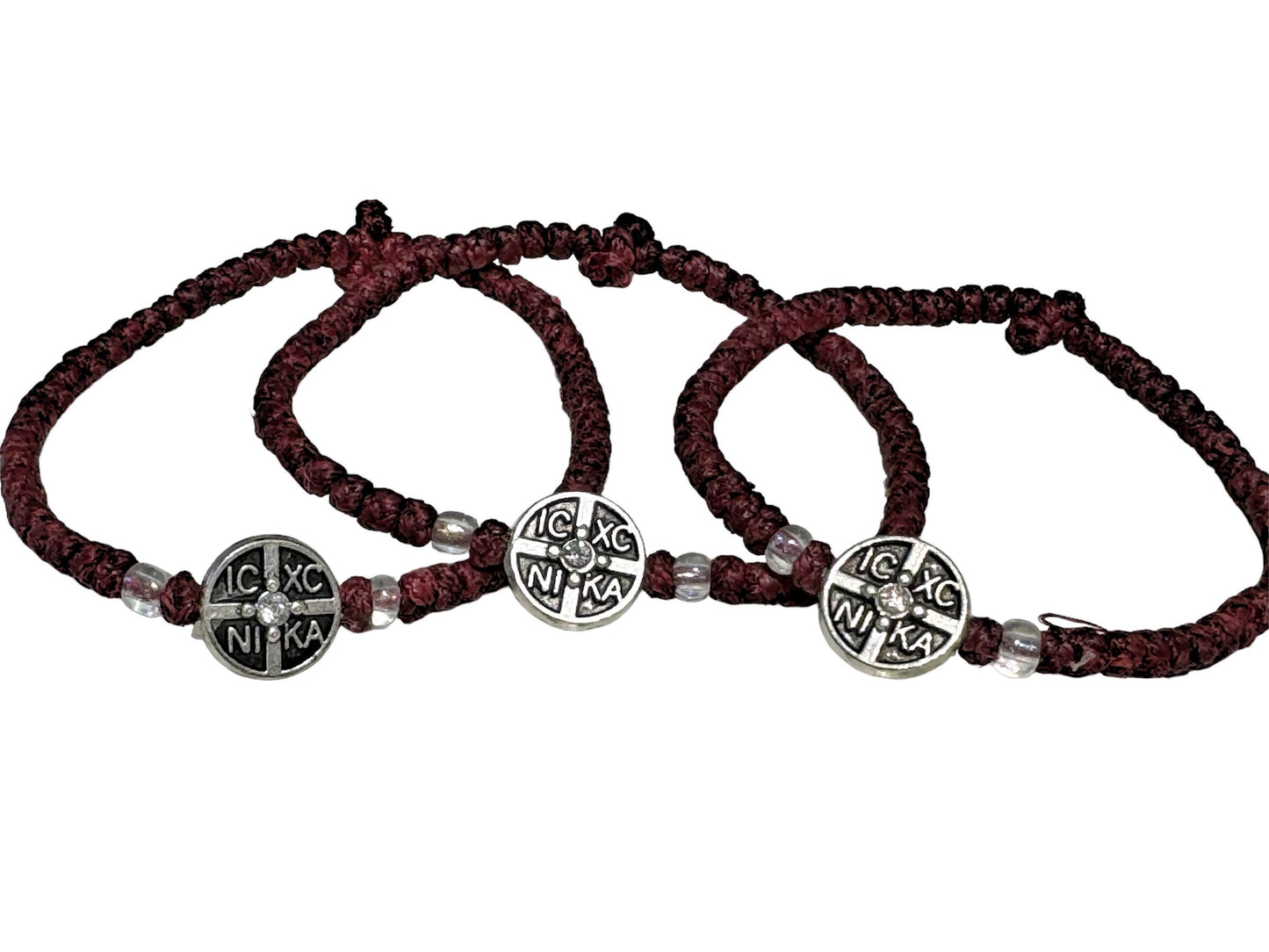 Burgundy Prayer Bracelet Komboskini