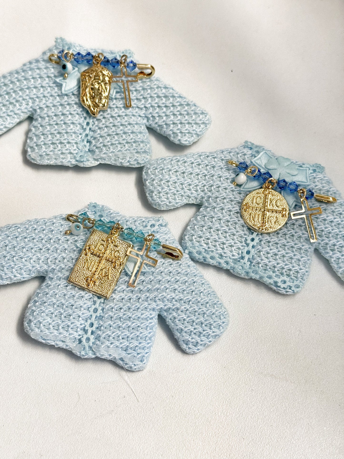 Baby Boy Filahto Greek Orthodox Good Luck Pin
