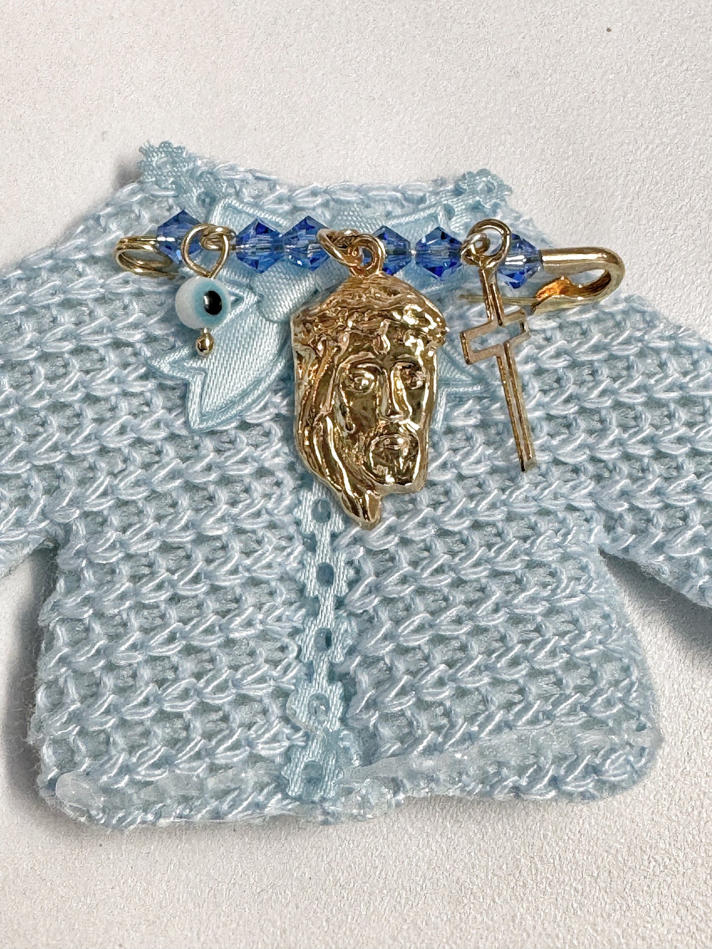 Baby Boy Filahto Greek Orthodox Good Luck Pin